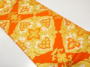 川島織物製　華紋織り出し　袋帯